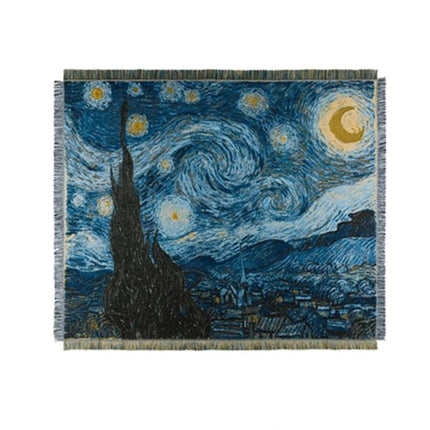 Home Decor Van Gogh Starry Night Flannel Throw Blanket - Home Decor - Starlight - Mad Fly Essentials