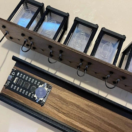 Home Desktop Nixie Glow Tube Digital RGB Alarm Clock - Alarm Clock - Luminova - Mad Fly Essentials