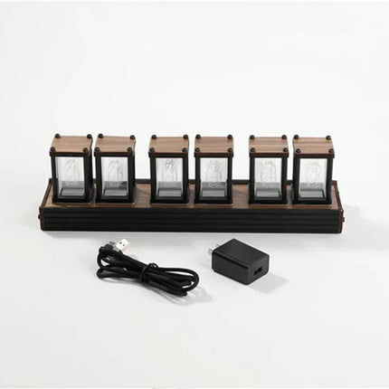 Home Desktop Nixie Glow Tube Digital RGB Alarm Clock - Alarm Clock - Luminova - Mad Fly Essentials