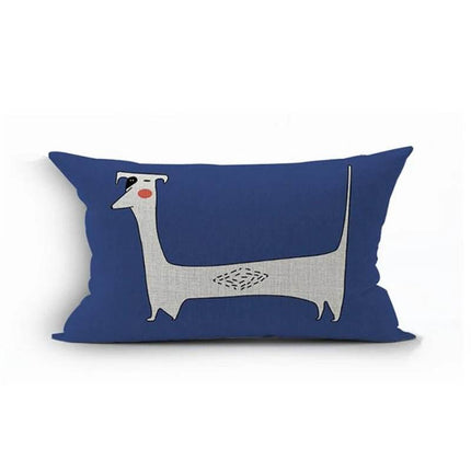 Home Dog Dachshund 45X45cm Pillowcase Sofa Throw Pillow - Throw Pillow - Wandering Tribe - Mad Fly Essentials