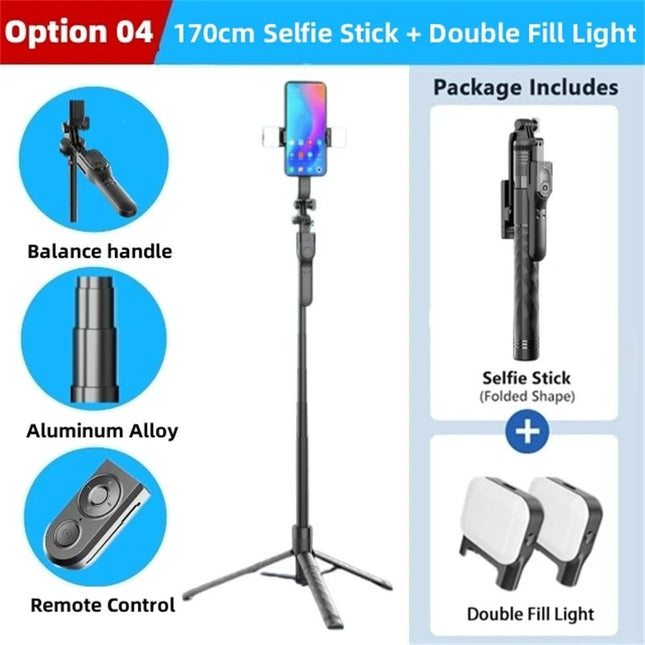 Home Electronics 1750mm Wireless Selfie Stick - Home Electronics - Dawapara - Mad Fly Essentials