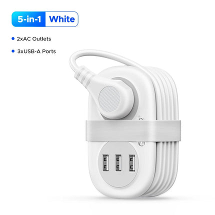Home Electronics Multitap Electrical Power Strip 2USB Extension - Home Electronics - Wenjie Brother - Mad Fly Essentials