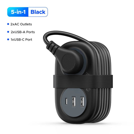 Home Electronics Multitap Electrical Power Strip 2USB Extension - Home Electronics - Wenjie Brother - Mad Fly Essentials