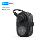 2AC 3USB  BK