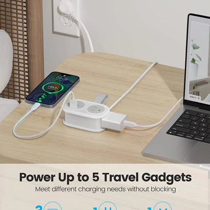 Home Electronics Multitap Electrical Power Strip 2USB Extension - Home Electronics - Wenjie Brother - Mad Fly Essentials