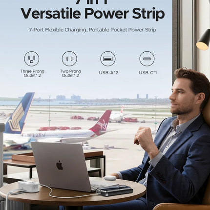 Home Electronics Multitap Electrical Power Strip 2USB Extension - Home Electronics - Wenjie Brother - Mad Fly Essentials