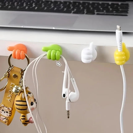 Home Electronics Wall Hook Cable Management Thumbs Up Clips - Home Electronics - Harko - Mad Fly Essentials
