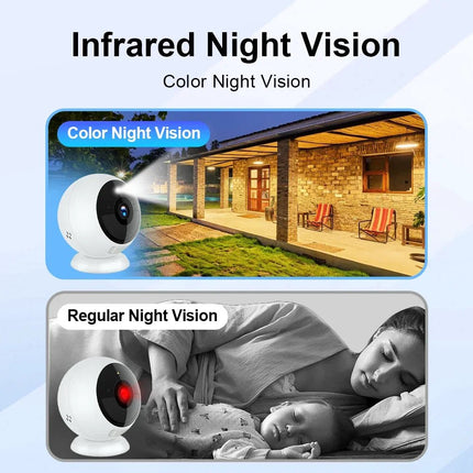 Home Essentials 2k 5MP Wireless AI Security Cam - Home Essentials - ANBIUX - Mad Fly Essentials