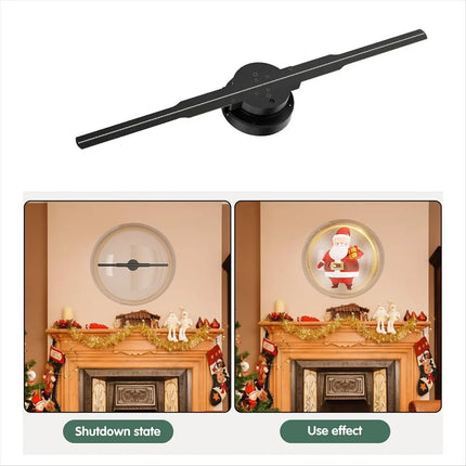 Home Essentials 3D Fan Hologram LED Advertising Projector - Home Essentials - OnTool - Mad Fly Essentials