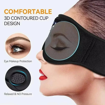 Home Essentials Adjustable Wireless Bluetooth 3D Sleep Mask - Home Essentials - Tiandirenhe - Mad Fly Essentials
