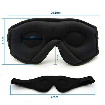 Home Essentials Adjustable Wireless Bluetooth 3D Sleep Mask - Home Essentials - Tiandirenhe - Mad Fly Essentials