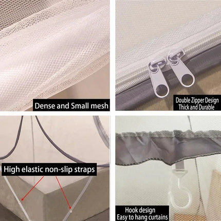 Home Essentials Easy Foldable 1.5 Double Mosquito Net - Home Essentials - changbvss - Mad Fly Essentials