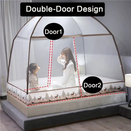 Home Essentials Easy Foldable 1.5 Double Mosquito Net - Home Essentials - changbvss - Mad Fly Essentials