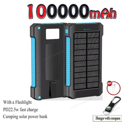 Home Essentials Portable Solar 20k mah Powerbank - Home Essentials - Tollcuudda - Mad Fly Essentials