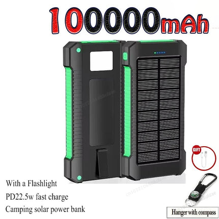 Home Essentials Portable Solar 20k mah Powerbank - Home Essentials - Tollcuudda - Mad Fly Essentials
