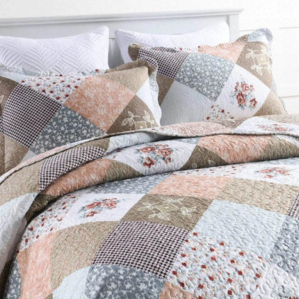 Home Floral 3piece Quilt Duvet Set - Duvet Set - MOCCSOCC - Mad Fly Essentials