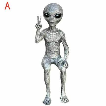 Home Funny Outdoor Alien Garden Figurine - Figurine - Lansoon - Mad Fly Essentials