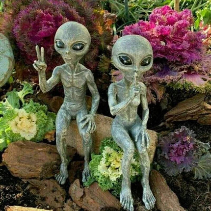 Home Funny Outdoor Alien Garden Figurine - Figurine - Lansoon - Mad Fly Essentials
