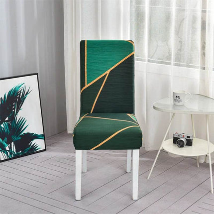 Home Geometric Dining Elastic Chair Slipcover - Slipcover - Housmife - Mad Fly Essentials