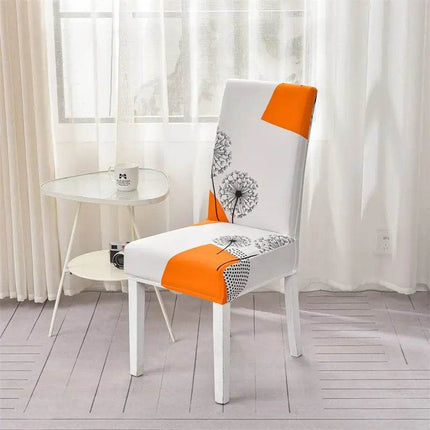 Home Geometric Dining Elastic Chair Slipcover - Slipcover - Housmife - Mad Fly Essentials