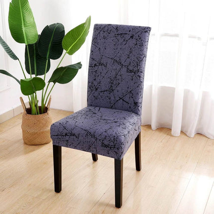 Home Geometric Dining Elastic Chair Slipcover - Mad Fly Essentials