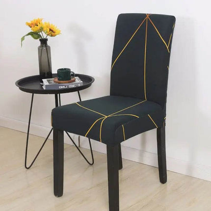 Home Geometric Dining Elastic Chair Slipcover - Slipcover - Housmife - Mad Fly Essentials