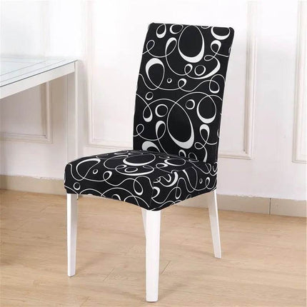 Home Geometric Dining Elastic Chair Slipcover - Slipcover - Housmife - Mad Fly Essentials