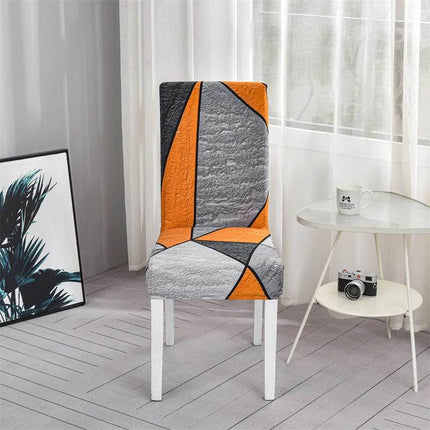 Home Geometric Dining Elastic Chair Slipcover - Slipcover - Housmife - Mad Fly Essentials