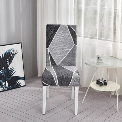 Home Geometric Dining Elastic Chair Slipcover - Slipcover - Housmife - Mad Fly Essentials