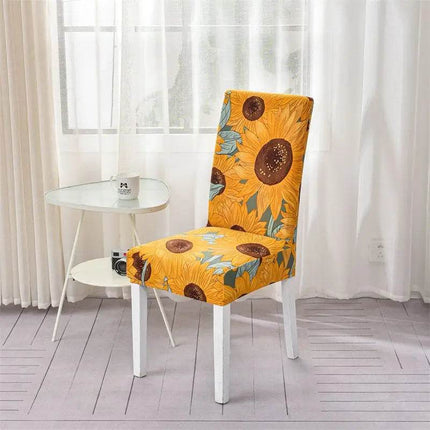Home Geometric Dining Elastic Chair Slipcover - Slipcover - Housmife - Mad Fly Essentials
