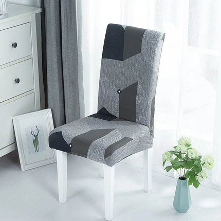 Home Geometric Dining Elastic Chair Slipcover - Slipcover - Housmife - Mad Fly Essentials