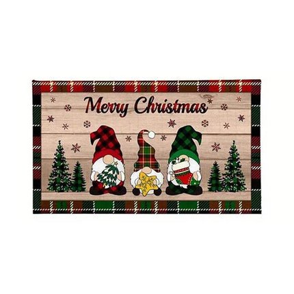 Home Kitchen Gnome Floor Mat Christmas Decor - Christmas Decor - Retro Rugs - Mad Fly Essentials