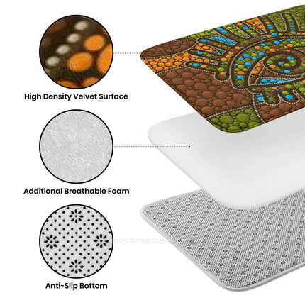 Home Kitchen Gnome Floor Mat Christmas Decor - Christmas Decor - Retro Rugs - Mad Fly Essentials