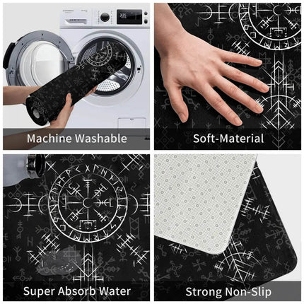 Home Norse Mythology Viking Bathroom Doormat - Doormat - Metal - Age - Mad Fly Essentials