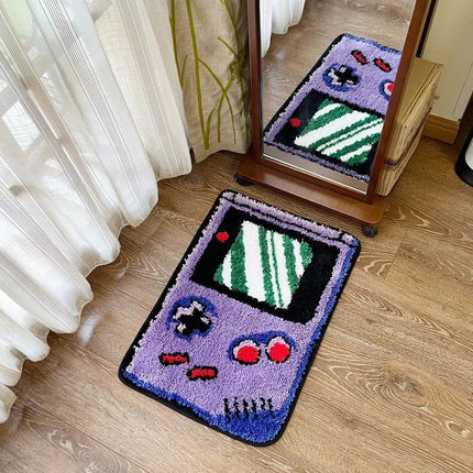 Home Retro Hand - held Game Device Tufted Area Rug - Area Rug - LAKEA - Mad Fly Essentials