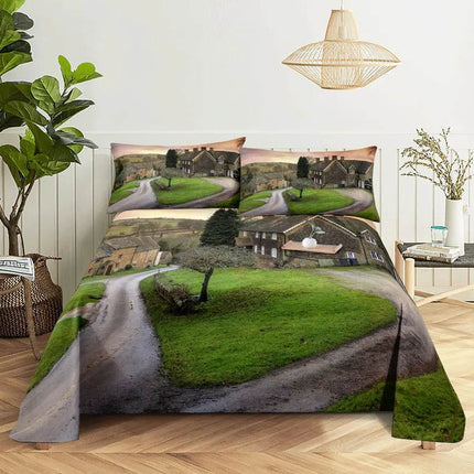 Home Scenic Forest 3D Microfiber Queen King Bedding Duvet Set - Duvet Set - Sofa Design Labs - Mad Fly Essentials