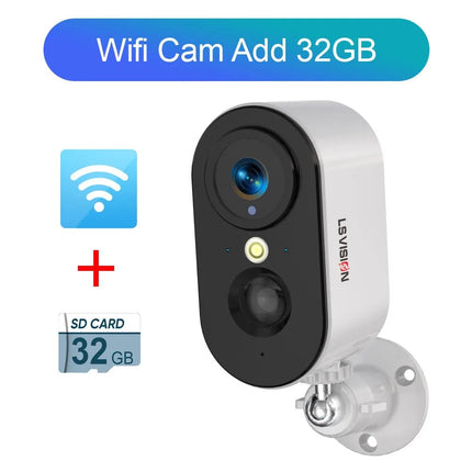 Home Security 5MP Wireless Camera Night Vision 2-way Talk Home Security Fuers Mad Fly Essentials