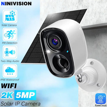 Home Security 5MP Wireless Camera Night Vision 2-way Talk - Home Security - Fuers - Mad Fly Essentials
