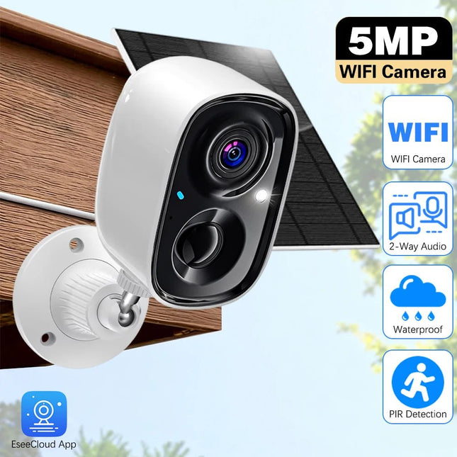 Home Security 5MP Wireless Camera Night Vision 2-way Talk - Home Security - Fuers - Mad Fly Essentials