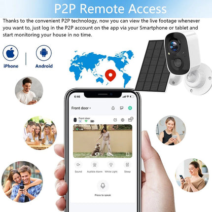 Home Security 5MP Wireless Camera Night Vision 2-way Talk - Home Security - Fuers - Mad Fly Essentials