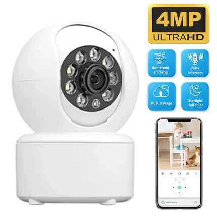 Home Security Indoor 360 Coverage Night Vision Motion Cam - Home Security - ANBIUX - Mad Fly Essentials
