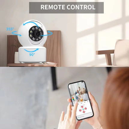 Home Security Indoor 360 Coverage Night Vision Motion Cam - Home Security - ANBIUX - Mad Fly Essentials
