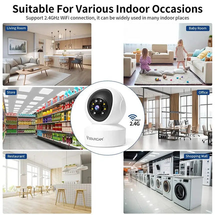 Home Security Indoor 360 Coverage Night Vision Motion Cam Home Security ANBIUX Mad Fly Essentials