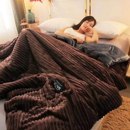 Home Solid Velvet Cover Bedding Duvet Set - Duvet Set - Home Deluxe - Mad Fly Essentials