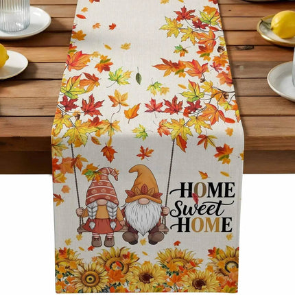 Home Sweet Home Gnome Table Runner - Table Runner - Design Shop - Mad Fly Essentials