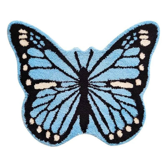 Home Tufted Butterfly Shape Area Rug - Area Rug - Retro Rugs - Mad Fly Essentials