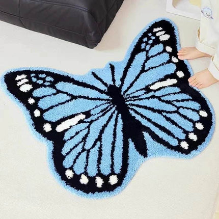 Home Tufted Butterfly Shape Area Rug - Area Rug - Retro Rugs - Mad Fly Essentials