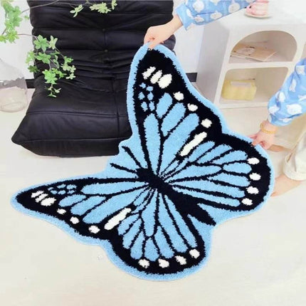 Home Tufted Butterfly Shape Area Rug - Area Rug - Retro Rugs - Mad Fly Essentials