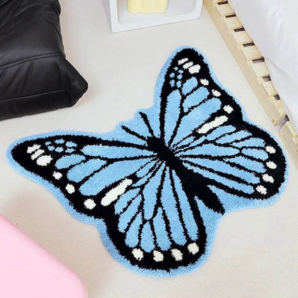 Home Tufted Butterfly Shape Area Rug - Area Rug - Retro Rugs - Mad Fly Essentials