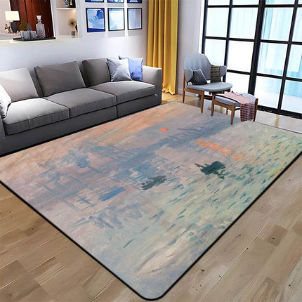 Home Van Gogh Starry Night Living Area Rug - Area Rug - LOUSIDREAM - Mad Fly Essentials